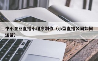 六盘水中小企业直播小程序制作（小型直播公司如何运营）
